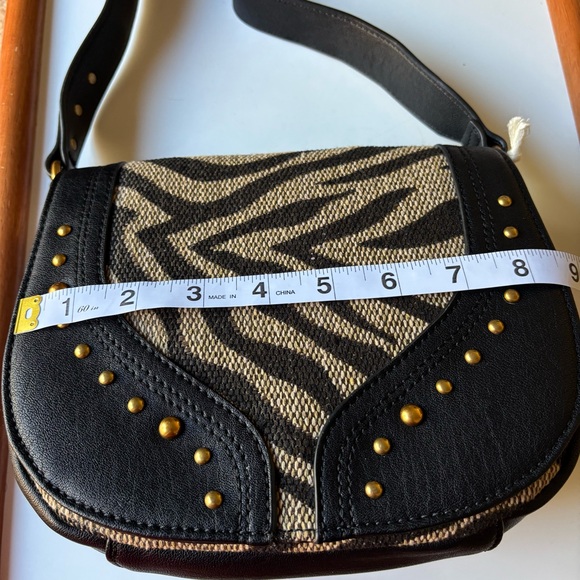 Jessica Simpson Black and Brown Zebra Crossbody - Picture 11 of 13
